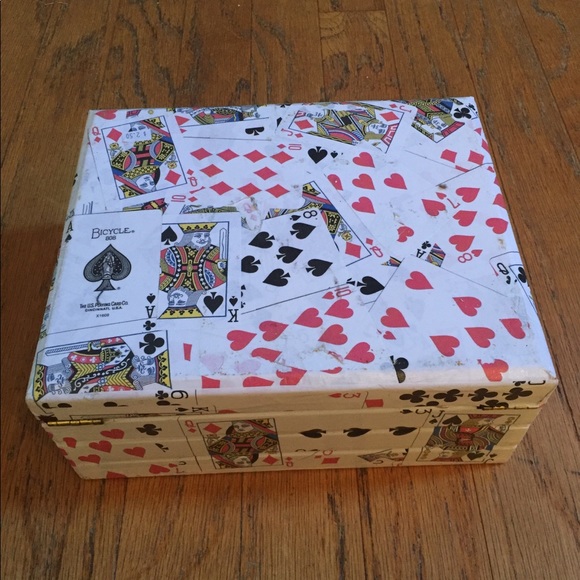 Custom Playing Cards Cigar Miscellaneous Stash Box - Picture 2 of 6